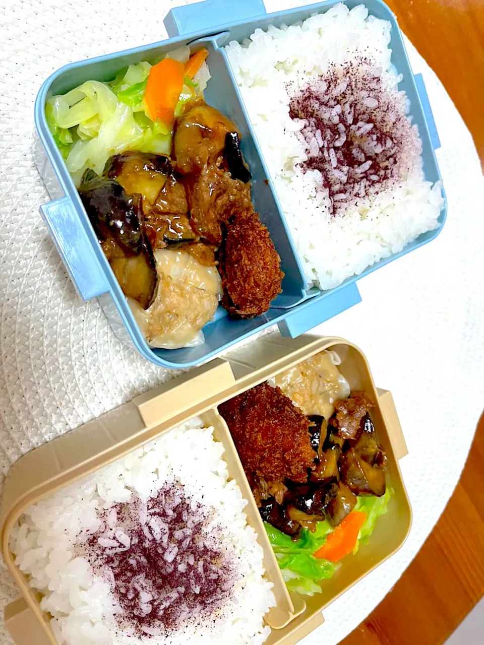 茄子肉炒め弁当|Mzkさん