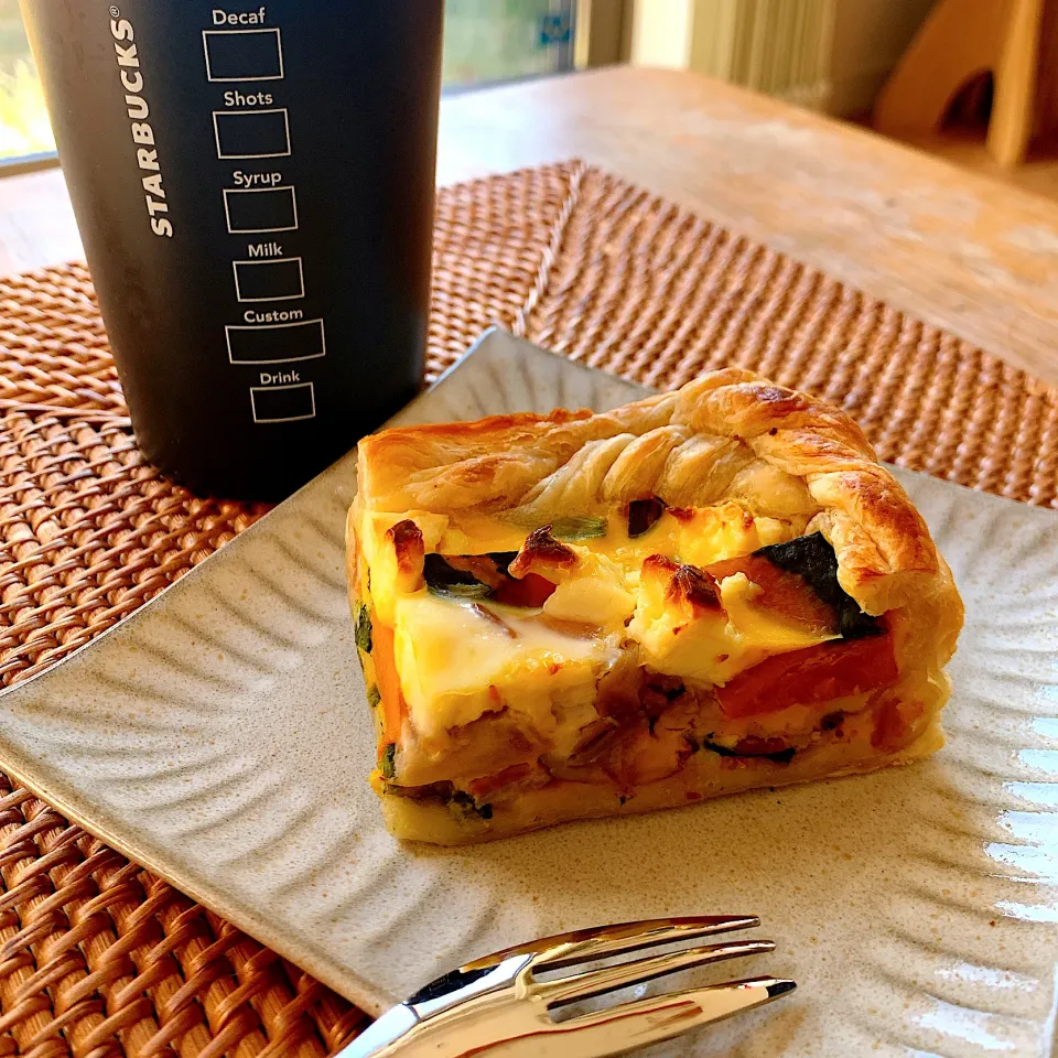 南瓜と舞茸のクリームチーズquiche✴︎|あやみんさん