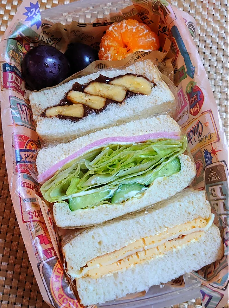 サンドイッチ弁当🍱|ポチさん