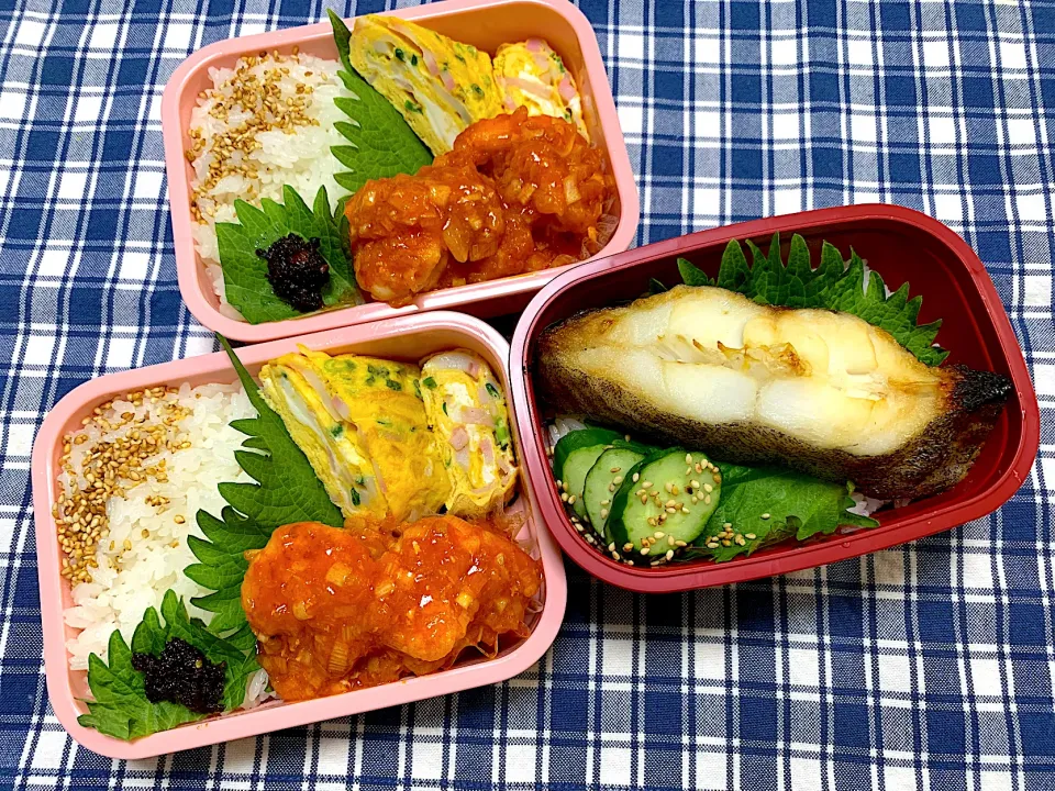 えびチリ&カレイ弁当|kiusoudaiさん