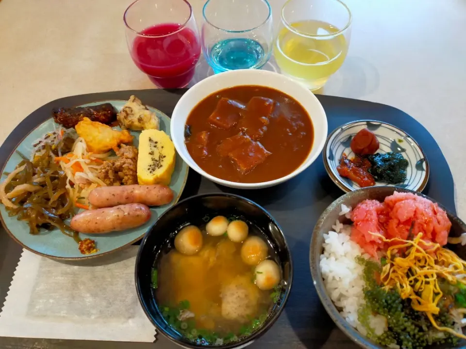 はいむるぶしで2日目の朝食|フージさん