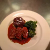 Snapdishの料理写真:lamb with red wine lamb juice|Chef Dojaさん