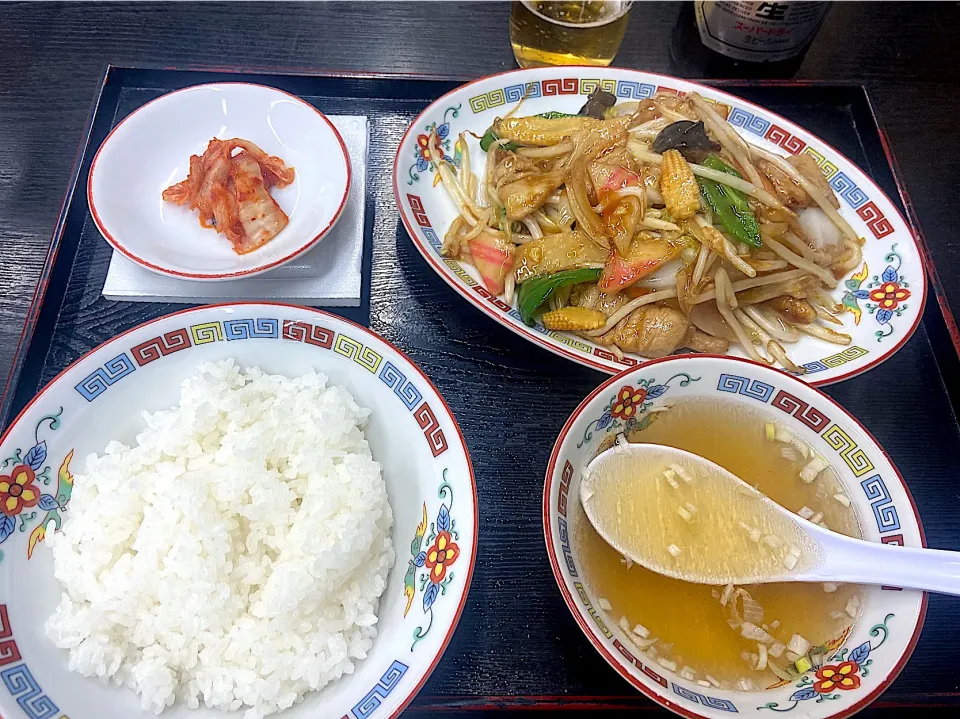 #町中華　肉野菜炒め定食|須佐 浩幸さん