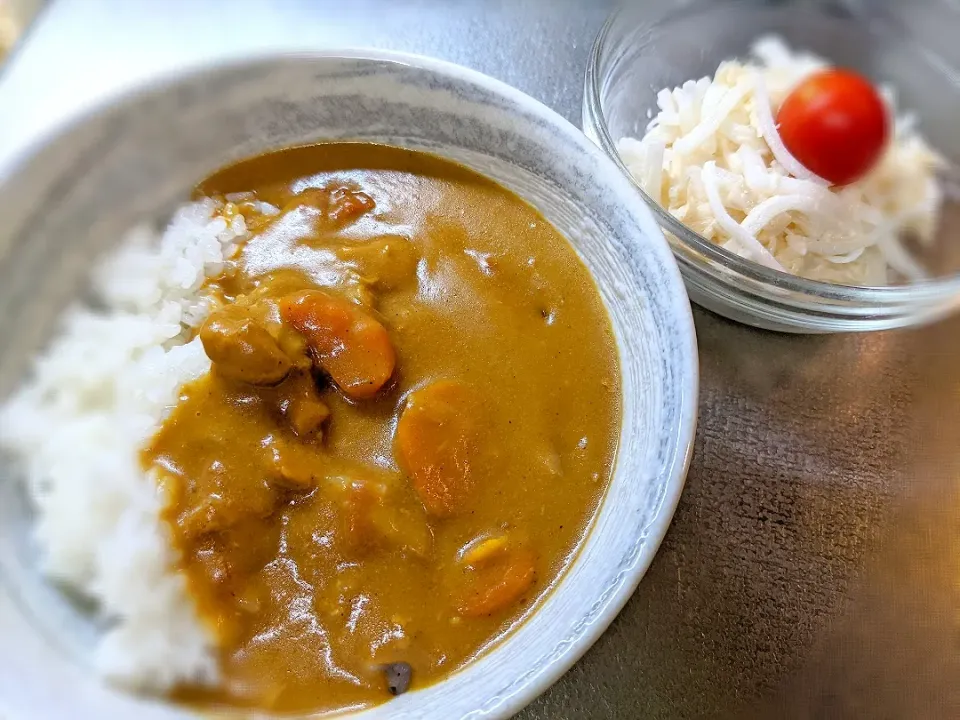 バターチキンカレー&大根とホタテのマヨサラダ|ごるびーさん