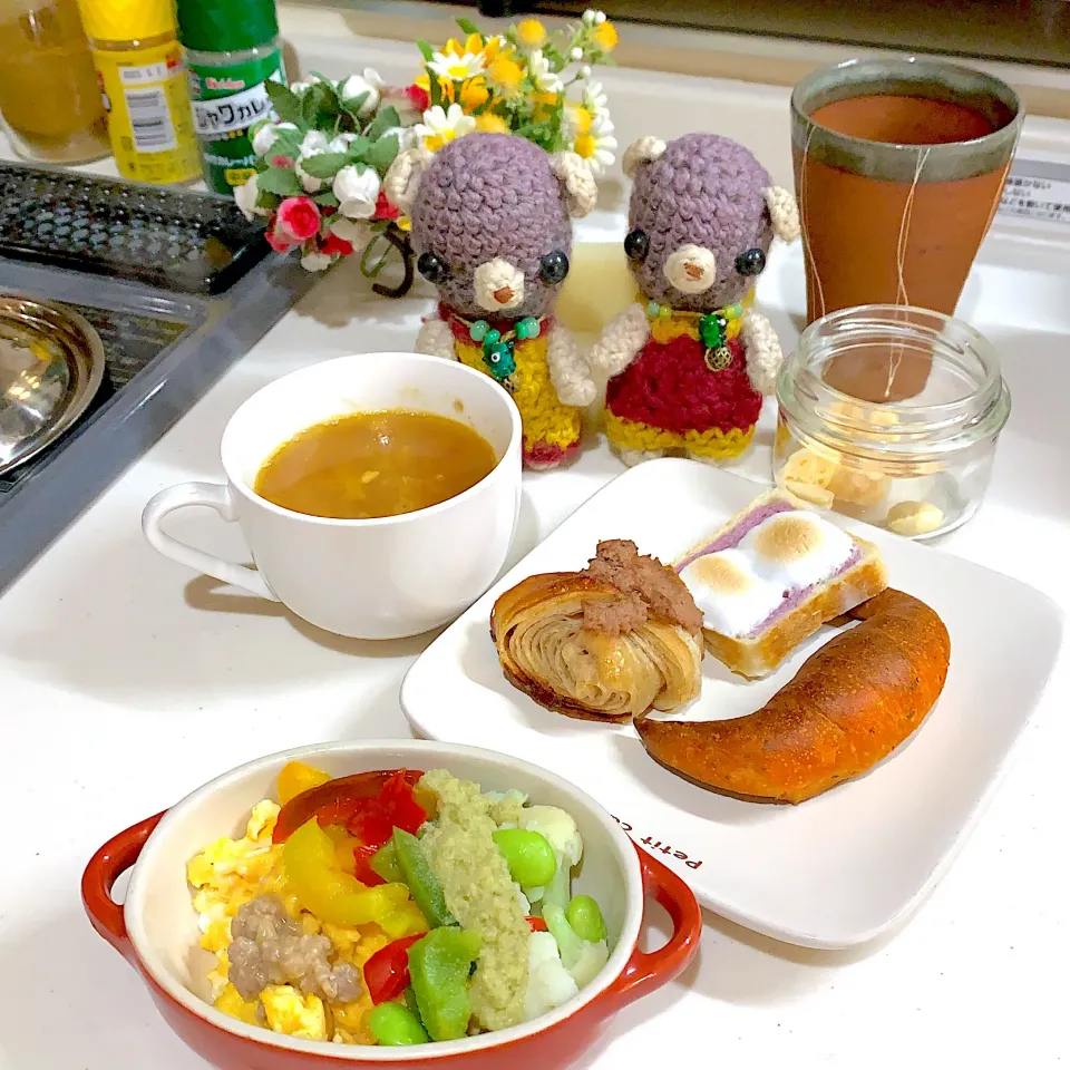 朝ごぱん(￣∇￣)|chagashiさん