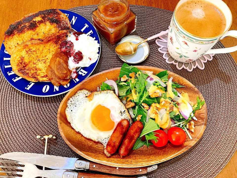 フレンチトーストのブランチ|ゆうかさんさん