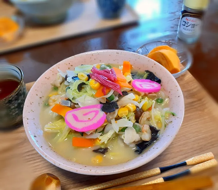 野菜たっぷり
　チャンポン麺🍜|びせんさん