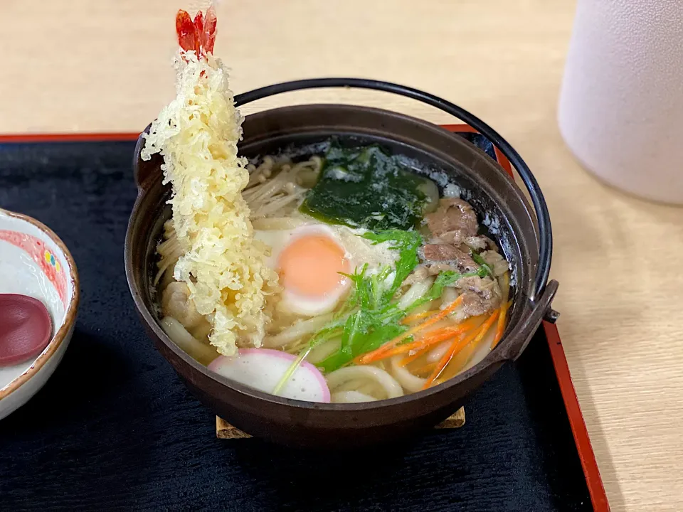 今日のランチは、鍋焼きうどん🍲|yokoさん