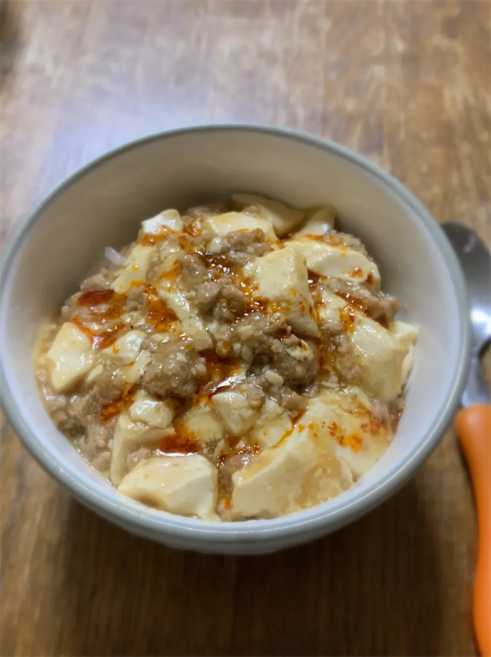 麻婆豆腐丼|ちびろ菌さん