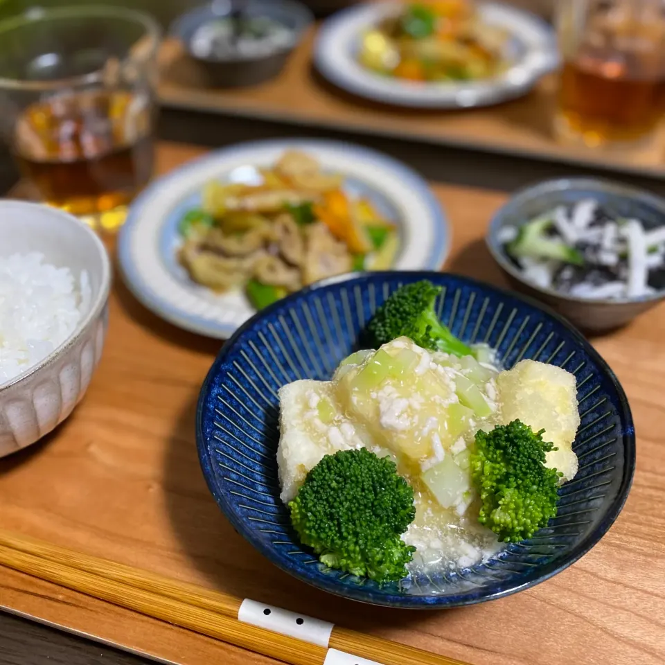 あんかけ揚げ出し豆腐|ちぐあささん