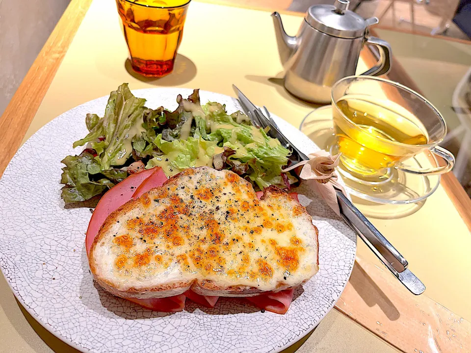 クロックムッシュランチ🥖|こぢえさん