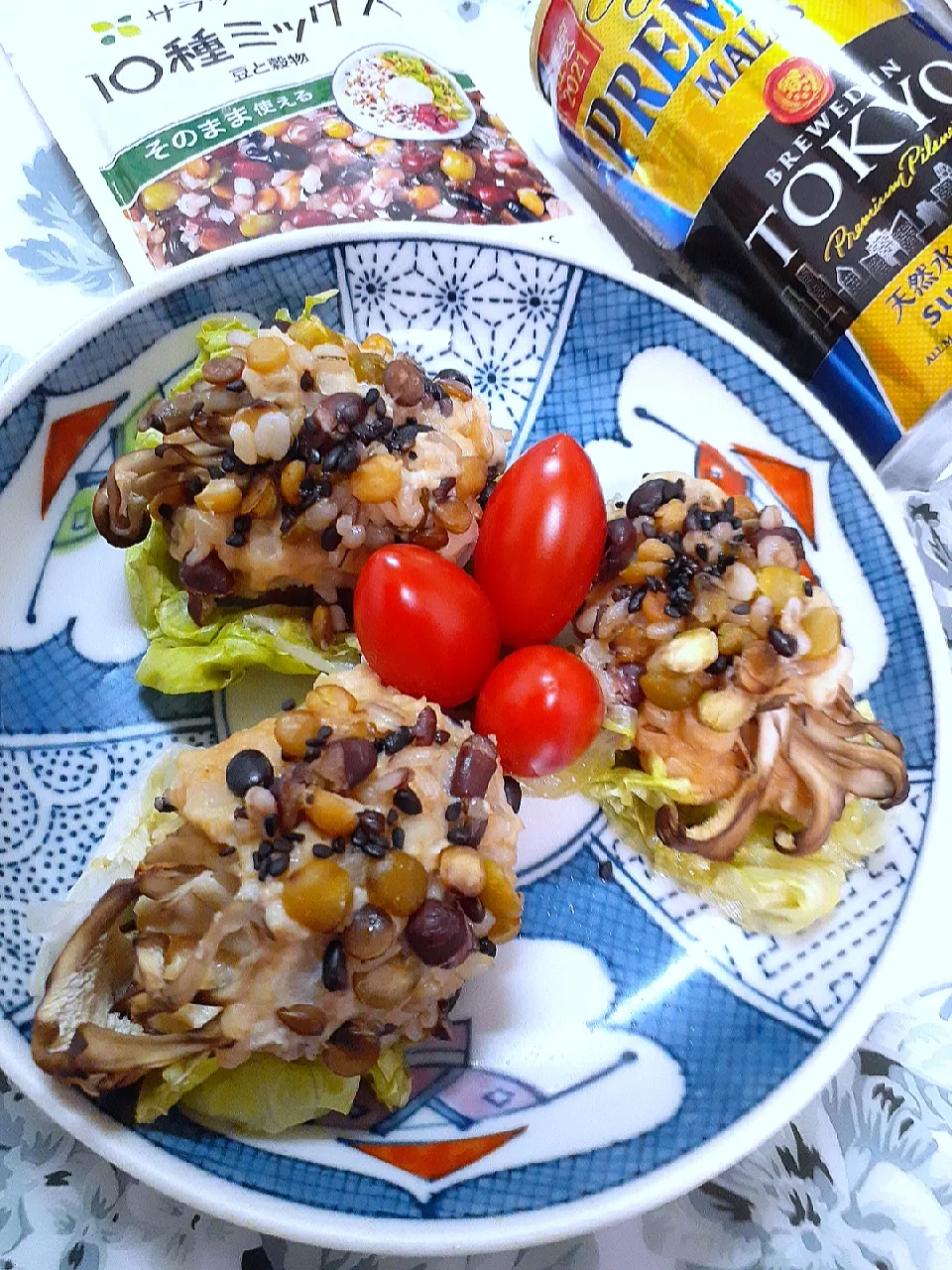 Snapdishの料理写真:レンジ🆙皮なし🔷☀️天日干🍄舞茸と雑穀のいぶりがっこ鶏焼売🔷|@きなこさん