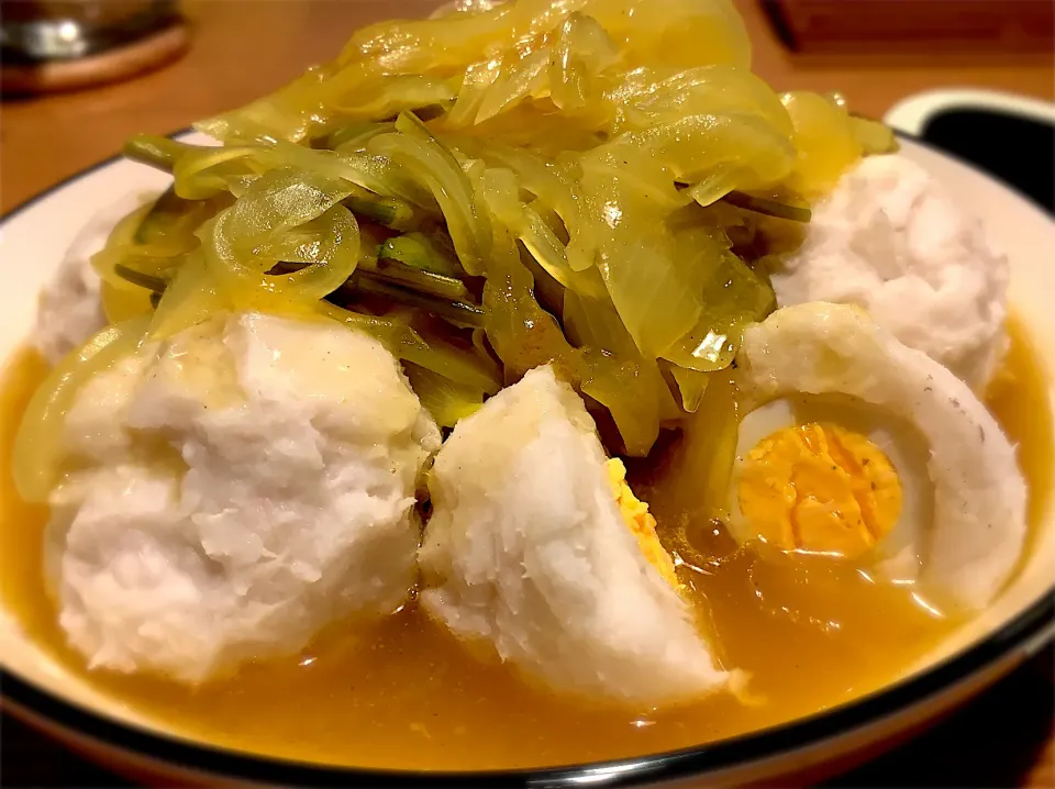 小豆🌼さんの料理 里芋まんじゅうの彩りあんかけカレー味|AK@Night Cookerさん