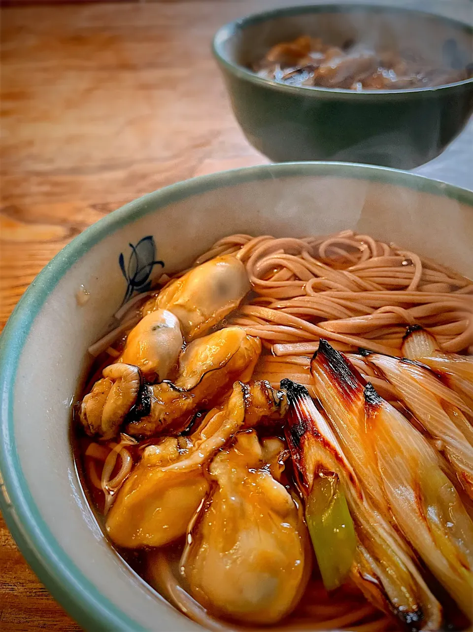 休日のお昼・牡蠣蕎麦|akiさん