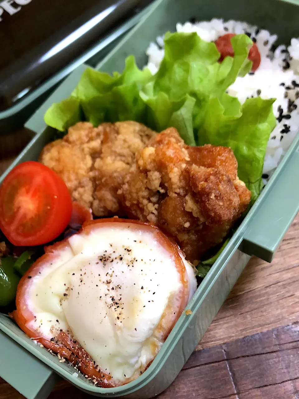 ハムカップ弁当🍱|ひまさくさん