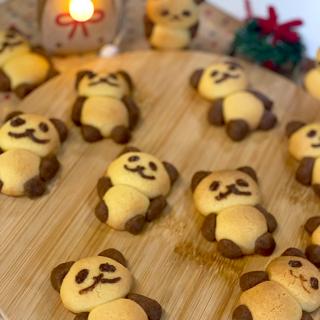 パンダコパンダのパパンダ アイスボックスクッキーを焼きました アイスボックスクッキー 金太郎クッキー 金太郎飴クッキー 手作り 手作りおやつ キャラフード 手作りクッキー ジブリ スタジオジブリパンダコパンダ パパンダ Izuyo Snapdish スナップディッシュ Id Sgtrua