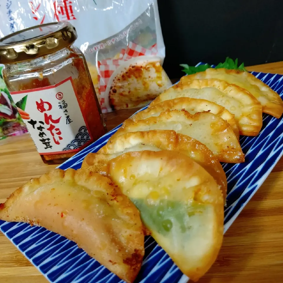 餃子の皮で包み揚げ♡|☆Yumi☆さん