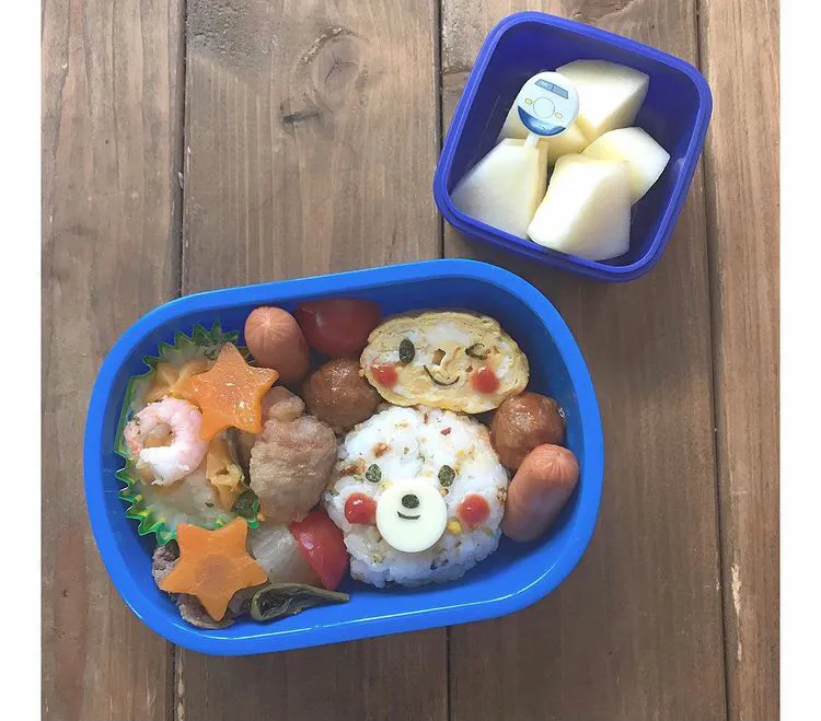 くまさん弁当🧸|からあげさんさん