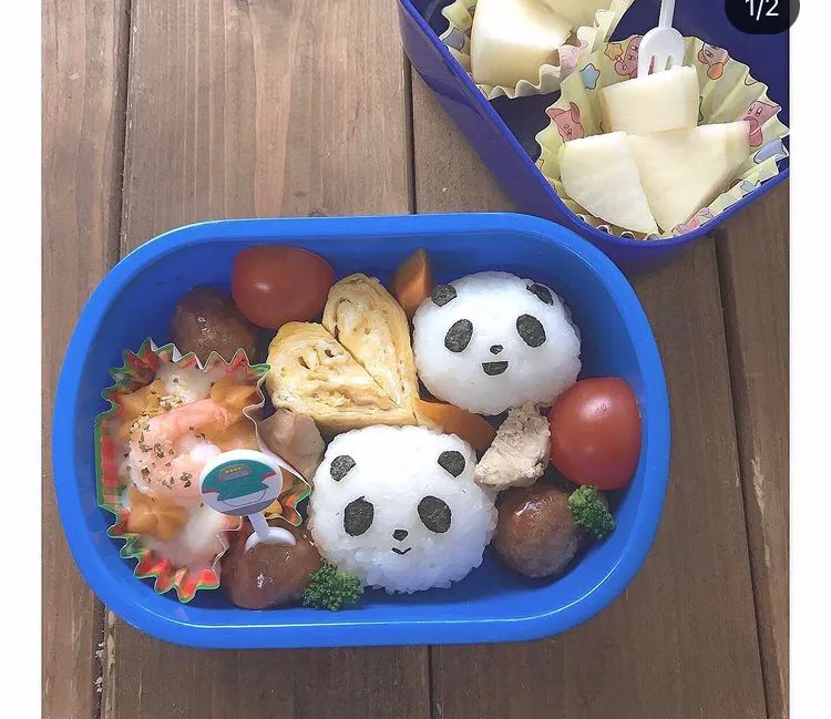 パンダ弁当🐼|からあげさんさん