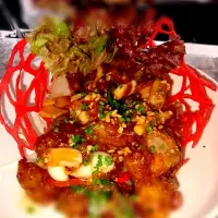 Snapdishの料理写真:Stir Fry Mala Crispy chicken|roger bhuteloさん