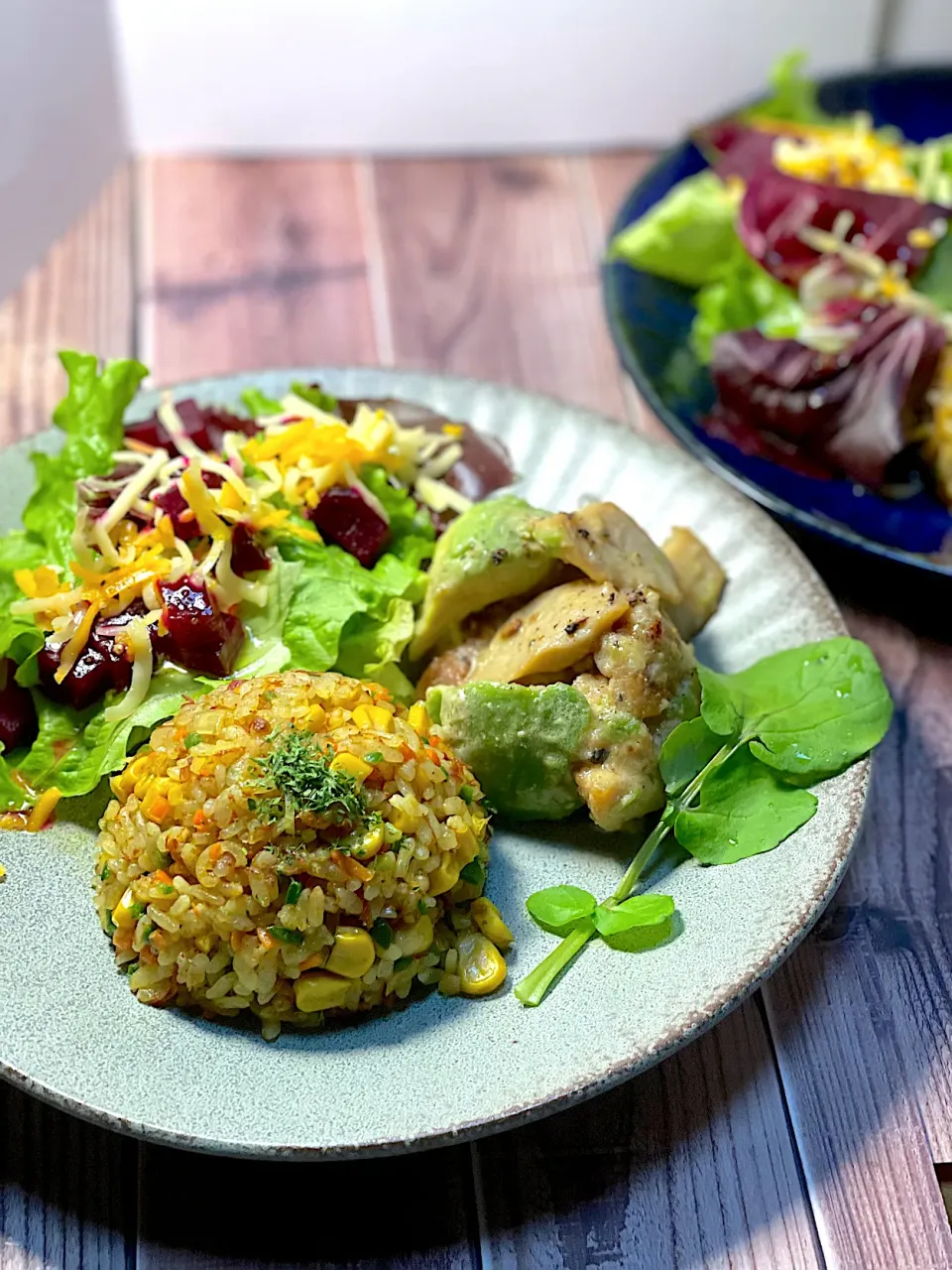 Snapdishの料理写真:カレーピラフプレート|レオンさん