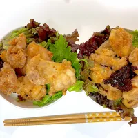 Snapdishの料理写真:唐揚げ丼|Chikoママさん