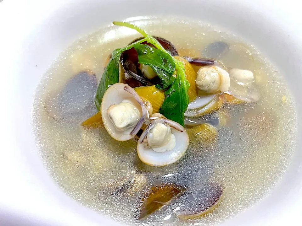 fresh clam soup|michelleさん