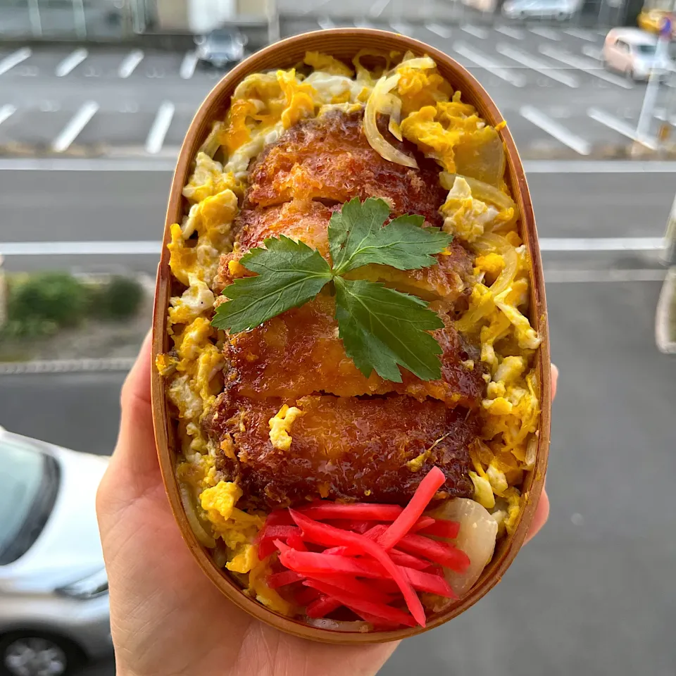 チキンカツの親子丼|あここさん