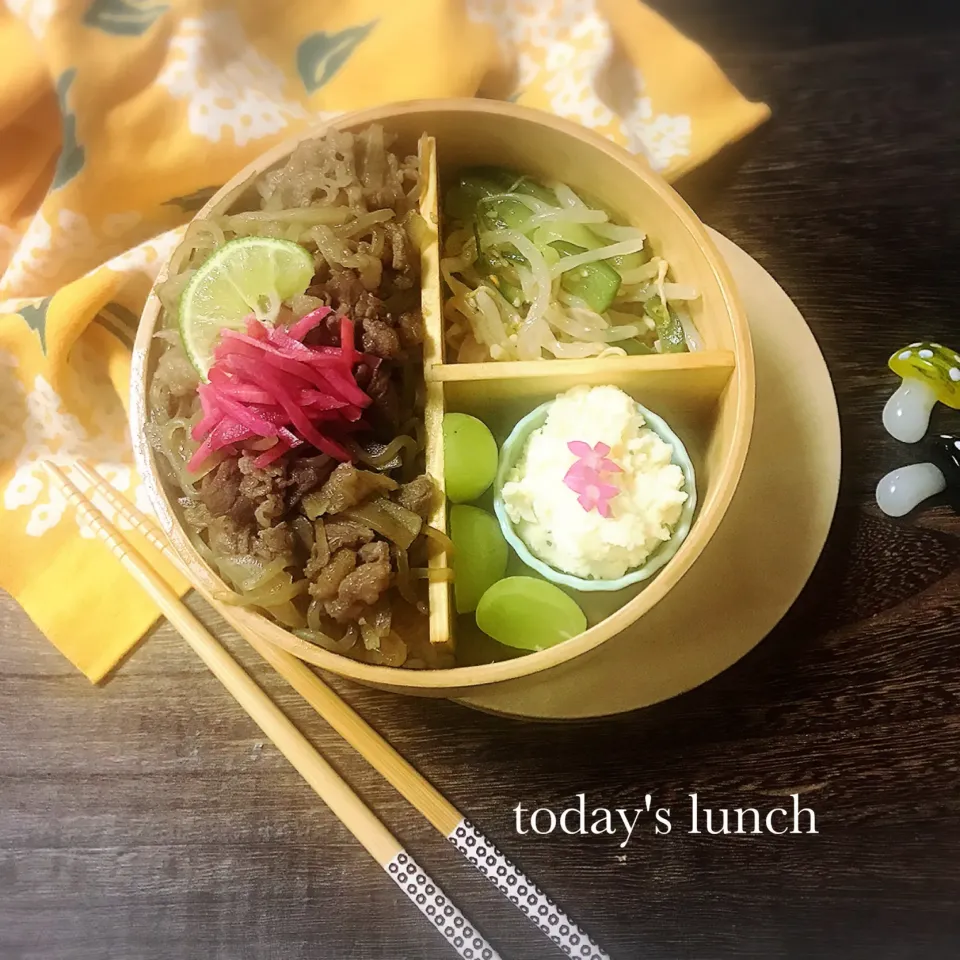 Snapdishの料理写真:牛丼弁当|kotokotoさん