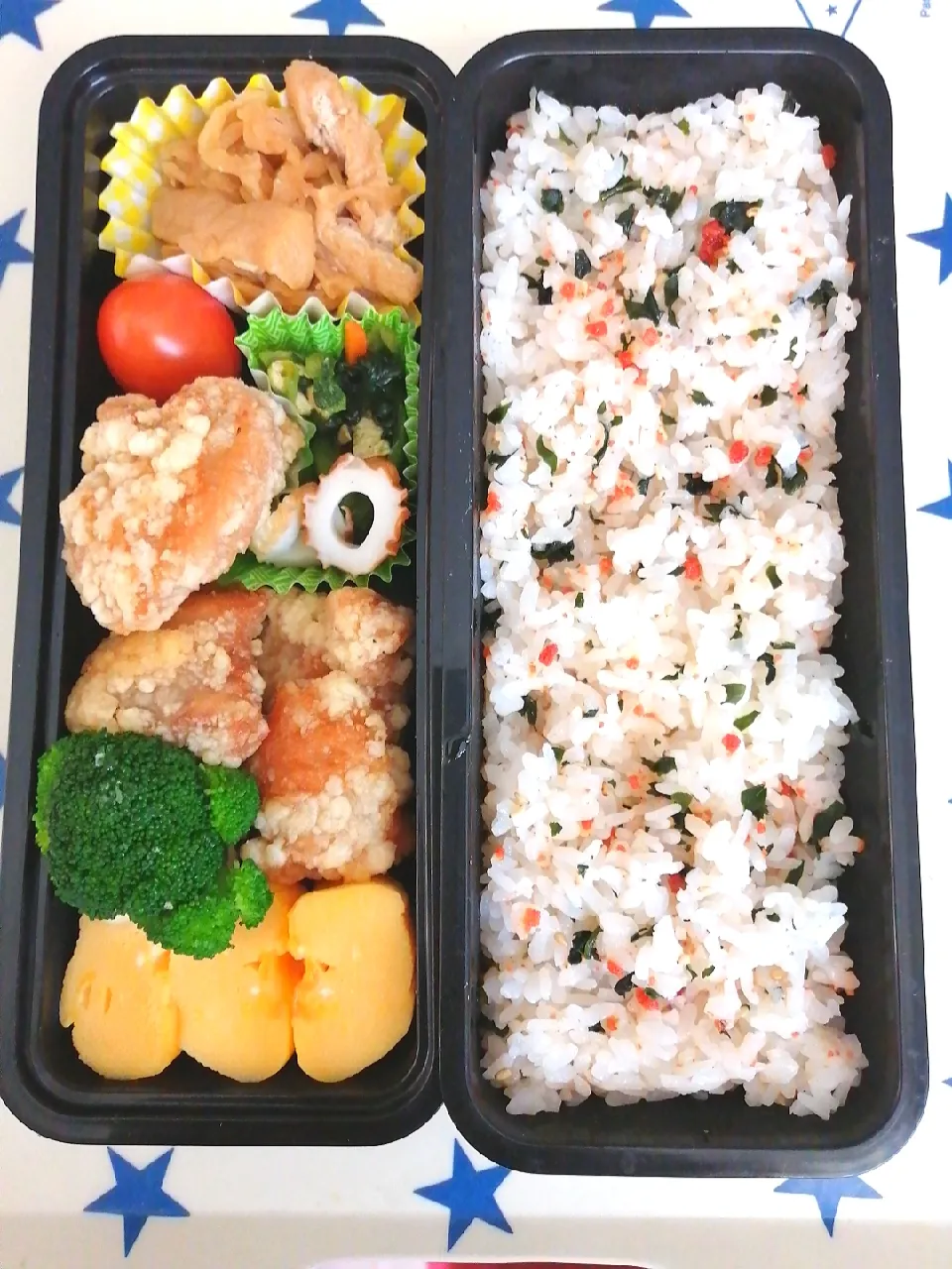 旦那 2段弁当|ぉまみさん