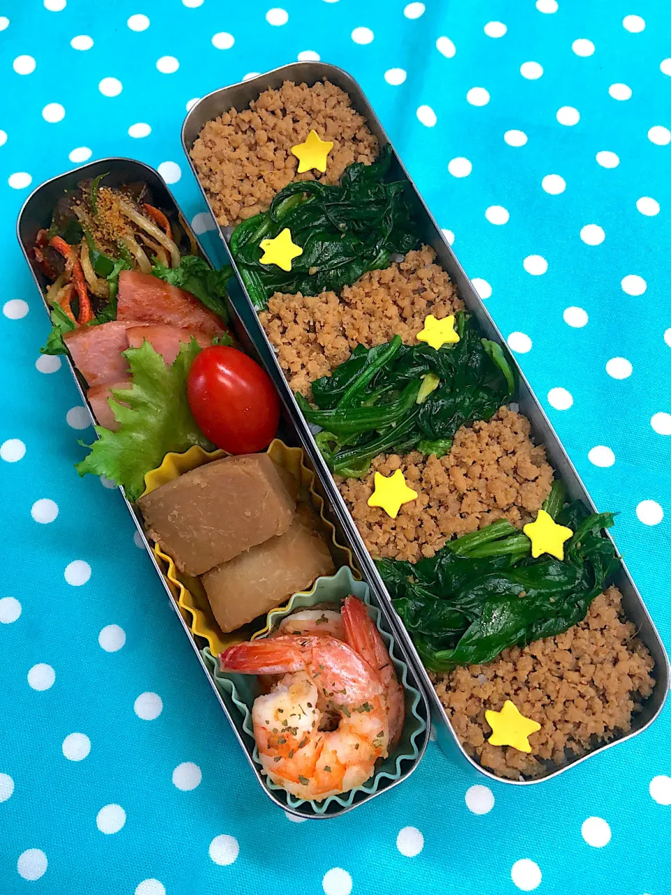 Snapdishの料理写真:そぼろ弁当|まめすけ⭐︎さん