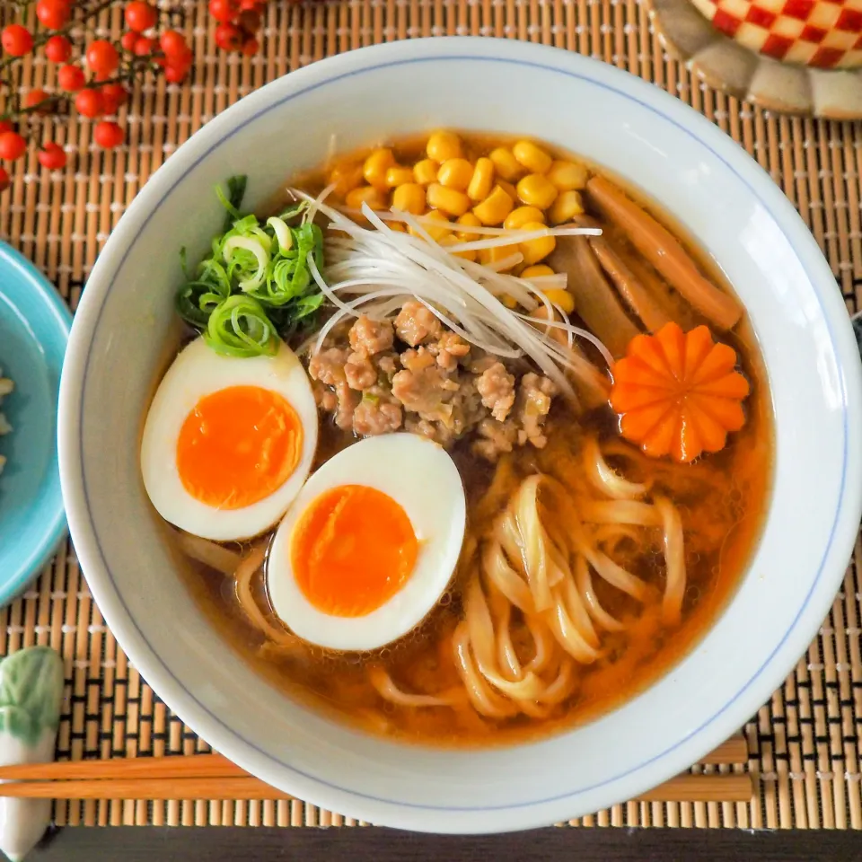 Snapdishの料理写真:肉味噌ラーメン|ハマーさん