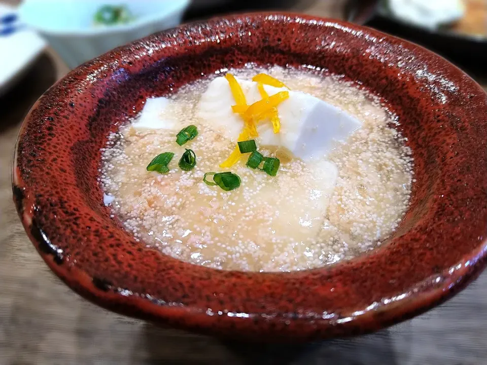 とろとろたらこ豆腐|古尾谷りかこさん