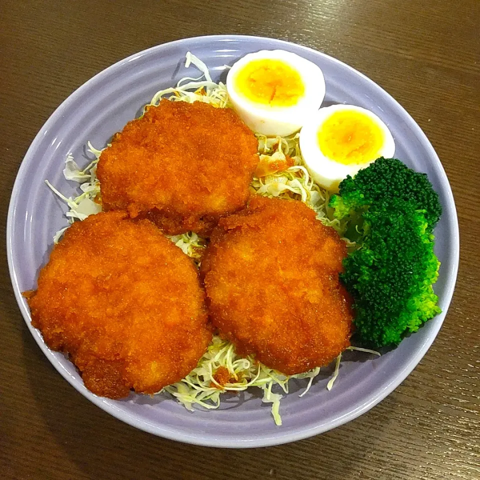 息子置き弁🍱ソースかつ丼|Rieさん