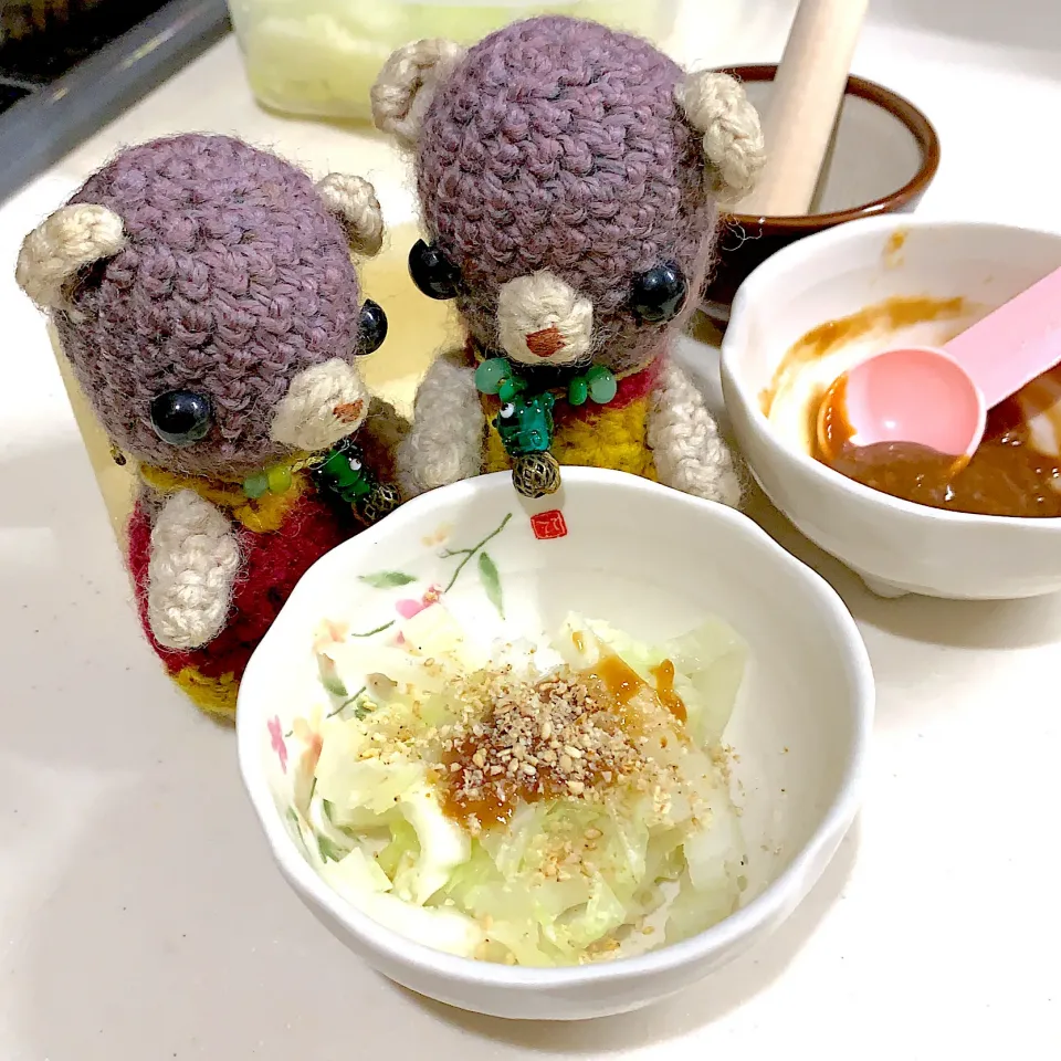 Snapdishの料理写真:ブルドックソース＋マルコメ味噌d(￣ ￣)|chagashiさん