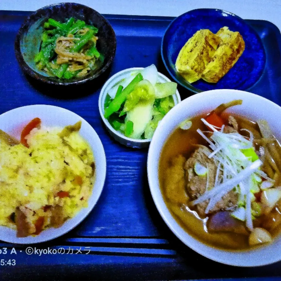 秋刀魚つみれ汁。炊き込みご飯。|justiceIWATE🍎Sa_tokyo!さん