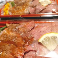 Snapdishの料理写真:ローストビーフお弁当🐮|HITOMI★さん