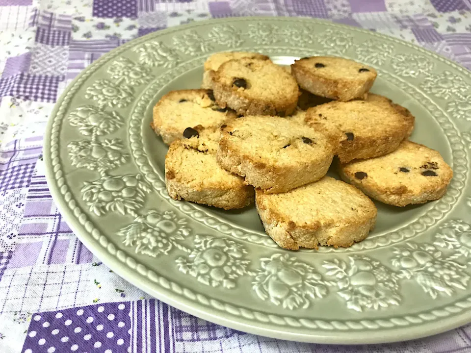 おからパウダー入りチョコチップクッキー🍪|えいぽんさん