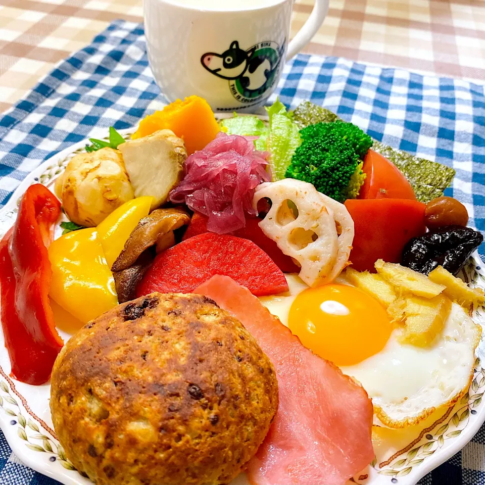 今日の朝ごはん★菊芋と米麹の麦チョコパン|riko30294さん