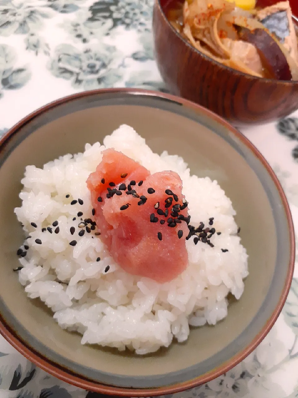 @きなこさんの料理 🔷🐟サバ缶deごちそう味噌汁🍠🍄🔷20211121日曜日|@きなこさん