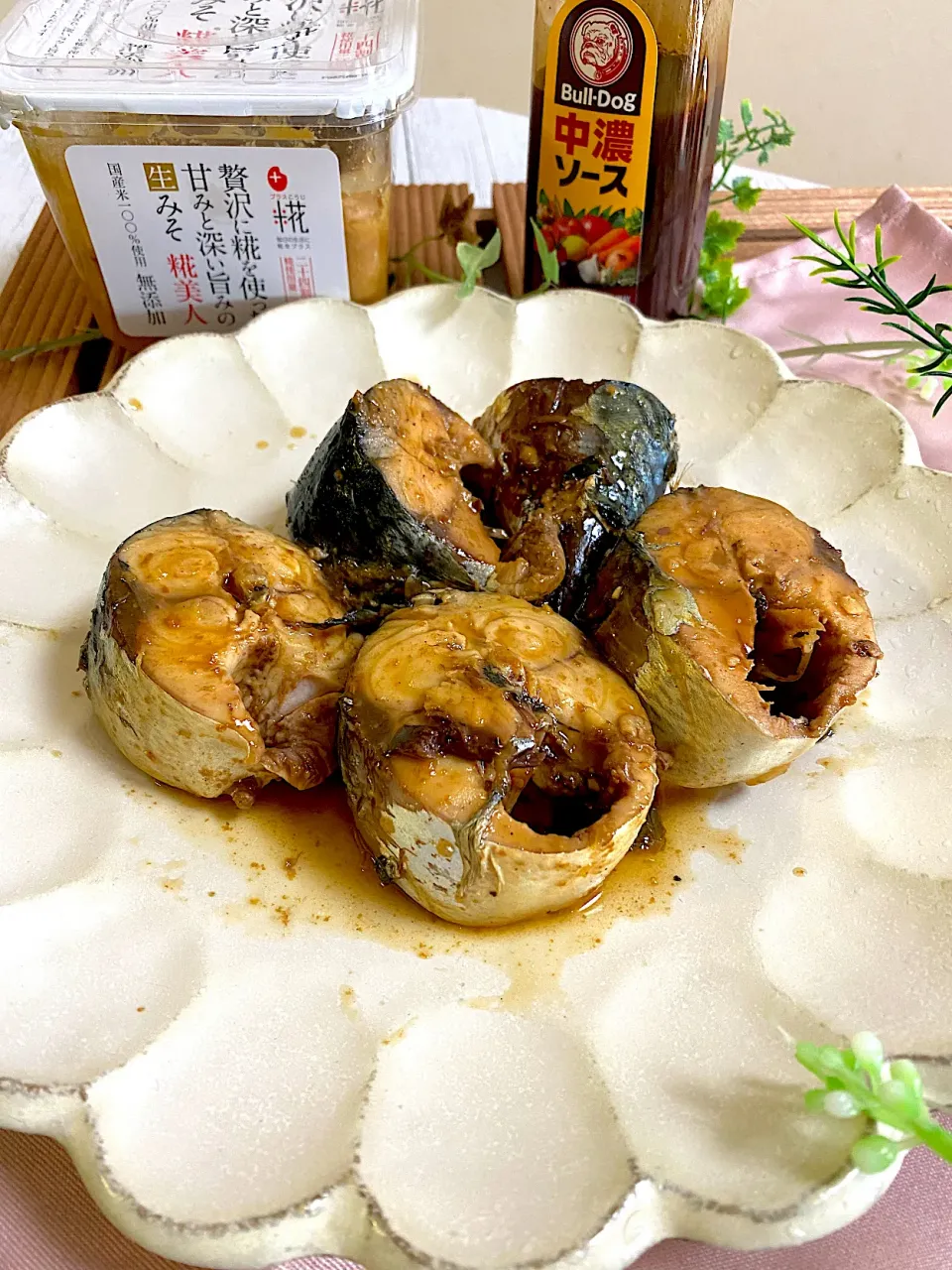 鯖の万能味ソース煮🐟|ぽっちさん