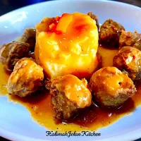 Snapdishの料理写真:Black Pepper Meatballs with Mashed Potatoes|Halimah_Jelan Kitchen 👨🏻‍🍳👩🏻‍🍳さん