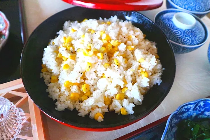 とうもろこし🌽ご飯|苺ママキッチンさん