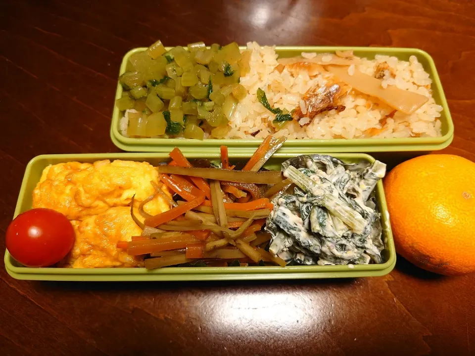 Snapdishの料理写真:のどぐろ炊き込みご飯弁当|りょーさん