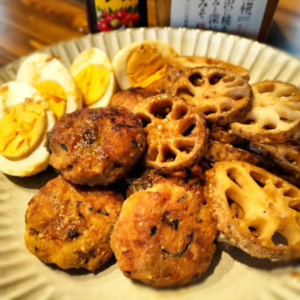 豆腐つくねと蓮根の万能味タレ|ankoさん