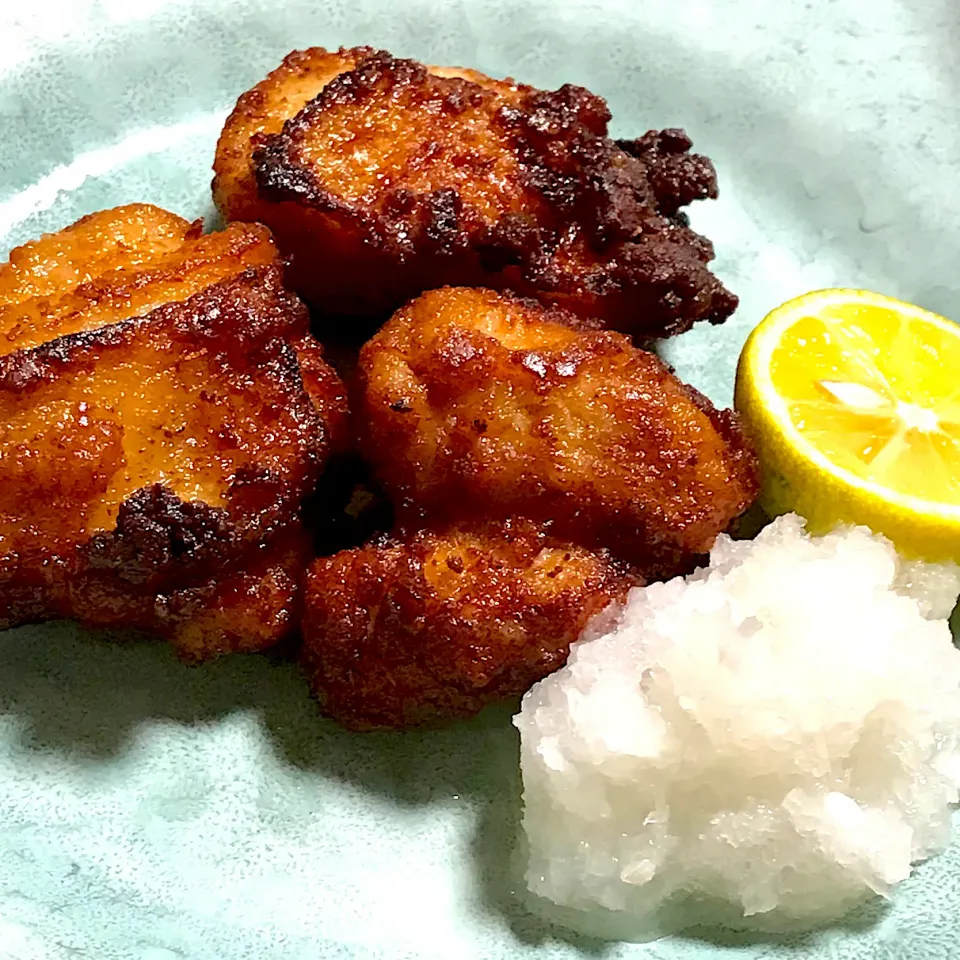 万能味ソースで鶏唐揚げ|ゼニコさん