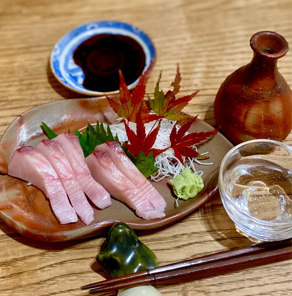 お刺身で晩酌・・|ばくあんしゃさん