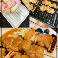 Snapdishの料理写真:焼き鳥　鶏肉のふりそで|nakanoriさん