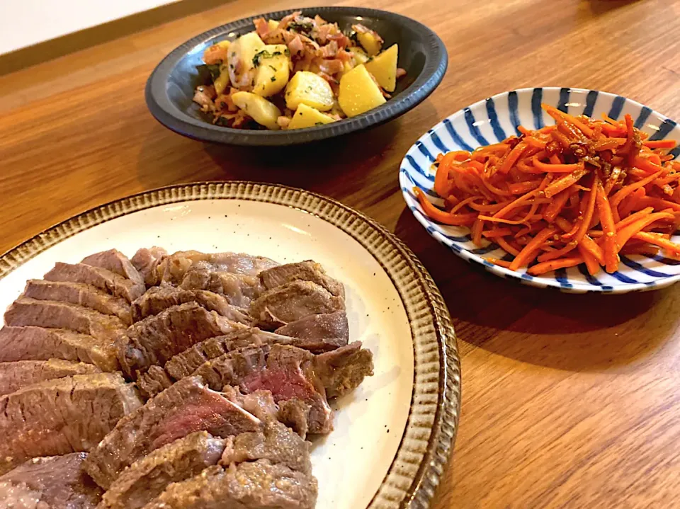 今日の夜ご飯☆おかず3種|ふくすけ食堂さん