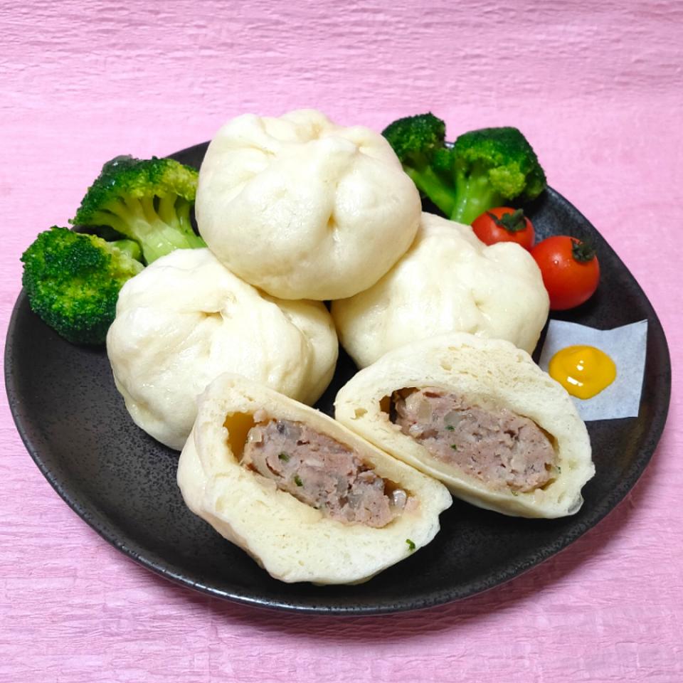 ダーリン作⸜🌷︎⸝‍
手ごね肉まん
(ू •ω•ू　)ﾌｶﾌｶ~